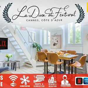 La Diva Du Festival - 10 Mn Palais&plages - Cosy&calme - Clim - Wifi Appartement