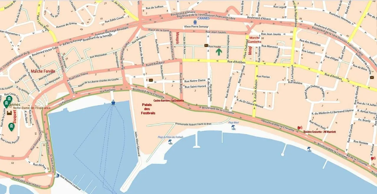 Appartement Cannes Hoche Palais des Festivals